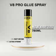 HIASANI V8 PRO Glue Spray 780ML Adhesive Soundproof Foam Spray Glue Gum Adhesive Studio Sponge Wallp