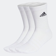 adidas Lifestyle & Basketball Cushioned Crew Socks 3 Pairs Unisex White HT3446