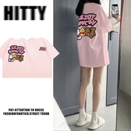 HITTY Oversized shirt woman DOLL print baju tshirt perempuan tshirt woman tshirt korean style baju w