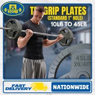Standard Hole Gym Plates Cast Iron Weight Plate 10LB 25LB 35LB 45LB Barbell Plates Home Gym