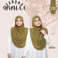 Tudung Sarung Berdagu |Ironless | Instant Hijab | Nuhaa | Exclusive Hijab |