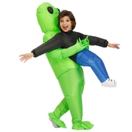 Popular Halloween-themed funny alien inflatable performance costume, funny prank prop, mascot costum