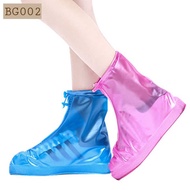 (Multi-Color) Fashionable Waterproof Shoe Cover For Rain Shoes With Rubber Sole BG002