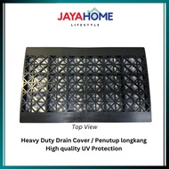 Outdoor Heavy Duty Drain Cover / Penutup longkang  8.5" X 17.5" High quality UV Protection Waterproo