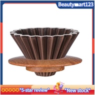 【BM】Coffee Filter Ceramic Pour over Coffee Dripper Set V60 Dripper Removable Dripper with Stand Coffee Funnel