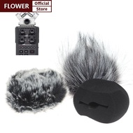 FOF 1Pc Foam Mic Wind Cover Furry Windscreen Muff For ZOOM H5 H6 Recorder Microphone FOO