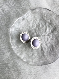 【VintageShop solo 日本直送中古包專賣店】CELINE 賽琳 耳環 銀色 標誌 圓形 復古 古著