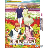 ANIME DVD~FRUITS BASKET 水果篮子 SEASON 1-3 VOL.1-64 END + MOVIE