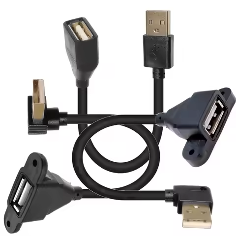 USB Extension Cable High Speed USB 2.0-Cable Plug to Female 0.1 m 0.25 m 0.5 m 1m Data Synchronizati