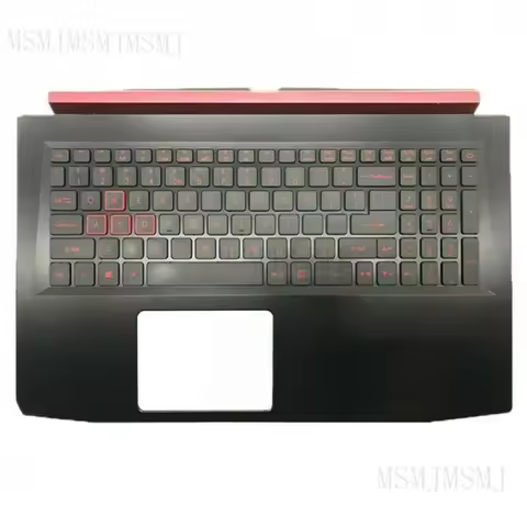 A+New For Acer Nitro 5 AN515-51 AN515-53 Palmrest W/Backlit Keyboard 6B.Q3ZN2.001