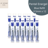 Pentel Energel Pen Refill 0.5 10 Pcs | Blue/Black | LRN5