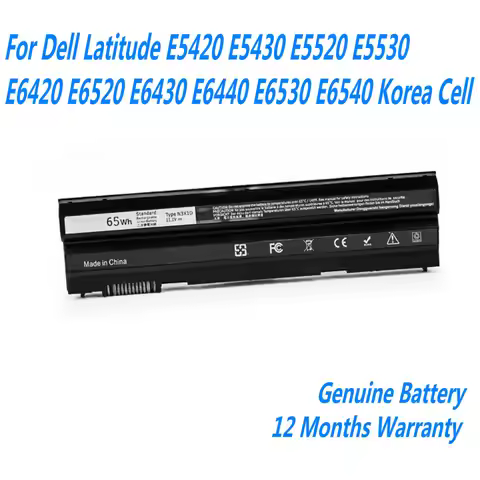 NEW N3X1D Laptop Battery For Dell Latitude E5420 E5430 E5520 E5530 E6420 E6520 E6430 E6440 E6530 E65