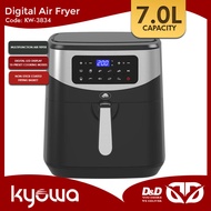 D&D | Kyowa KW-3834 7L Capacity Digital Air Fryer LED Display