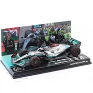 [May New Arrival] Out of Car Mini Cut 1/43 Meben w13 Russell Brazil F1 Professional Business First W