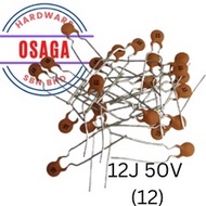 12J 50v monolithic capacitor