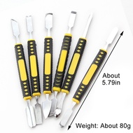 6PCS Dual Ends Metal Spudger Set Professional Pry Opening Spudger Prying Opening Repair Tool Kit for
