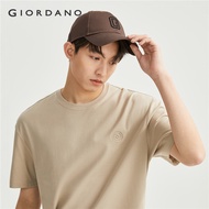 GIORDANO Men Caps Letter Embroidery 100% Cotton Fashion Caps Breahtable Moisture Wicking Quality Adj