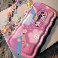 Flower Smile Fase OPPO Reno2 Reno2F Reno2Z Phone Case For Girl Anti Fall Case OPPO Reno3 Reno5 Reno6 Reno7