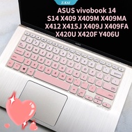14" Asus Vivobook 14 S14 X409 X409M X409MA X412 X415J X409J X409FA X420U X420F Y406U Laptop/Tablet Keyboard Soft Silicone Case/Keyboard Cover Sticker [ZK]