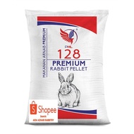 [5KG] [128] [*FREE GIFT]  Makanan Arnab Premium PHL128 /Rabbit Pallet/Rabbit Food Pallet/Landak/Guinea Pig [REPACK]