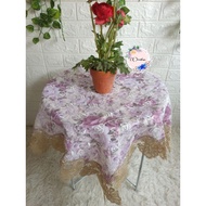 SQUARE GUEST TABLE CLOTH / TABLE CLOTH / SHABBY TABLE CLOTH / IMPORTED TABLE CLOTH