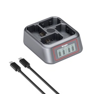 [KingMa] NP-FZ100 4-Slot Ultra Fast Charger for Sony Camera Battery FZ100 / NP-FZ-100