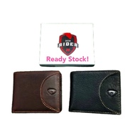 Ready Stock Leather Short Wallet Men's Short Wallet Dompet Kulit Dompet Lelaki Dompet Murah Short Zi