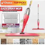Upgrade Premium Easy Spray Mop – High Quality | Durable | Lazy Clean Microfiber Pad | Streak-Free Mo