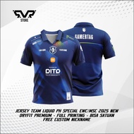 JERSEY Latest TEAM LIQUID PH Special EWC/MSC 2025 T-shirt Free custom nickname