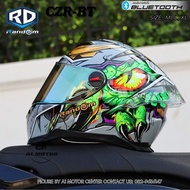 หมวกกันน็อคเต็มใบRD รุ่น CZR BT รองรับการติดบลูทูธ ถอดซักได้ ฟรีถุงผ้า แถมชิวฟรีอีก1 แผ่น หมวกกันน็