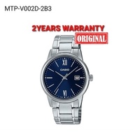 [2YEARS WARRANTY] Original Casio MTP-V002D-2B3 Men Watch Youth Analogy Watch V002D V002 MTP-V002D-2 