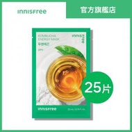 innisfree - 天然能量面膜 (康普茶) - 25片