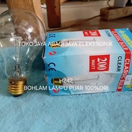 CAHAYA H242 HEAT BULB HEAT HEATER LAMP WARMER CHICKEN LIVESTOCK YELLOW LIGHT E27 200 WATT