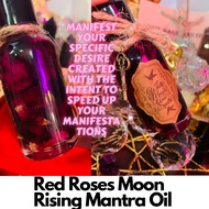 Red Roses Moon Rising Mantra 0il