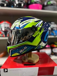 GILLE GTS V2 Z-501 with LOTS OF FREEBIES fullface dualvisor motorcycle helmet