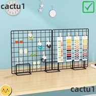 CACTU Grid Art Racks, Metal Grid Panels Photo Racks, Creative Modern Display Brackets For Grid Panel