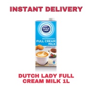 INSTANT DELIVERY - 1L DUTCH LADY FULL CREAM MILK / SUSU PENUH BERKRIM DUTCH LADY / UHT FULL CREAM MI