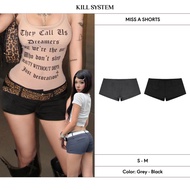 MISS A super low-rise shorts low waist shorts - KILL SYSTEM