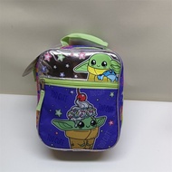 美國 Star Wars 星球大戰 BABY YODA 尤達大師 藍綠色保溫帆布 手提袋