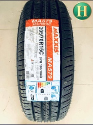 205/70R15 MAXXIS 579 ยางใหม่ปี2025🇹🇭ราคา1เส้น✅แถทจุ๊บลมยางแท้👍มีรับประกันนาน5ปี✅❤️👍
