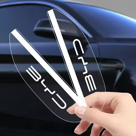 Car Emblems Car Rear View Mirror Rain Eyebrow Visor Shield Shade Cover for BYD F3 E6 Yuan Plus Atto 