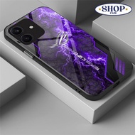 Casing Hp Realme Note 50 / C51 / C51S / C53 / C61 / Note 60 - Fashion Rog Lightning Hardcase Softcas