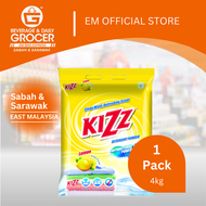 Kizz Detergent Powder (Lemon) 1x4kg