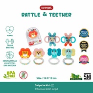 IQ ANGEL - Rattle & Teether - IQ0160 | Baby Rattle Toy