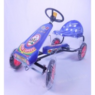รถเด็ก โกคาร์ท รถโกคาร์ท รถปั่นจักรยาน4ล้อถีบ รถสี่ล้อเด็ก แรลลี่เด็ก จักรยานปั่นเด็ก รถโครงเหล็กเด็ก