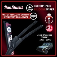 RunShield For Jeep Cherokee XJ MK2 1997 - 2001 Hydrophobic Coating Silicone Wiper Blade Car Windshie