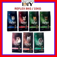 Reflex 8kg Reflex 15kg Cat Food Mother & Baby/Hairball/Indoor/Urinary Reflex Makanan Kucing