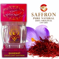 Saffron Original Premium | Bunga Saffron Iran Grade A (Kashmiri/Iran Saffron) 1g