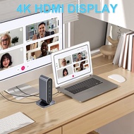 TECHCHIP- Docking Station Usb 3.0 Docking Station USB C Hub Dock Laptop Display Docking Station USB 