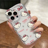 For IPhone 17 16 11 Pro 13 15 7Plus Pro Max 8 6 6s XR XS Happy Hello Kitty Case